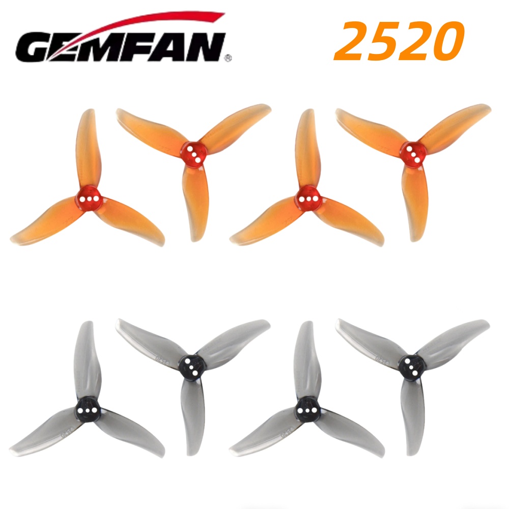 Drone Racing Motor - 4쌍 Gemfan 허리케인 2520 2.5X2X3 3블레이드