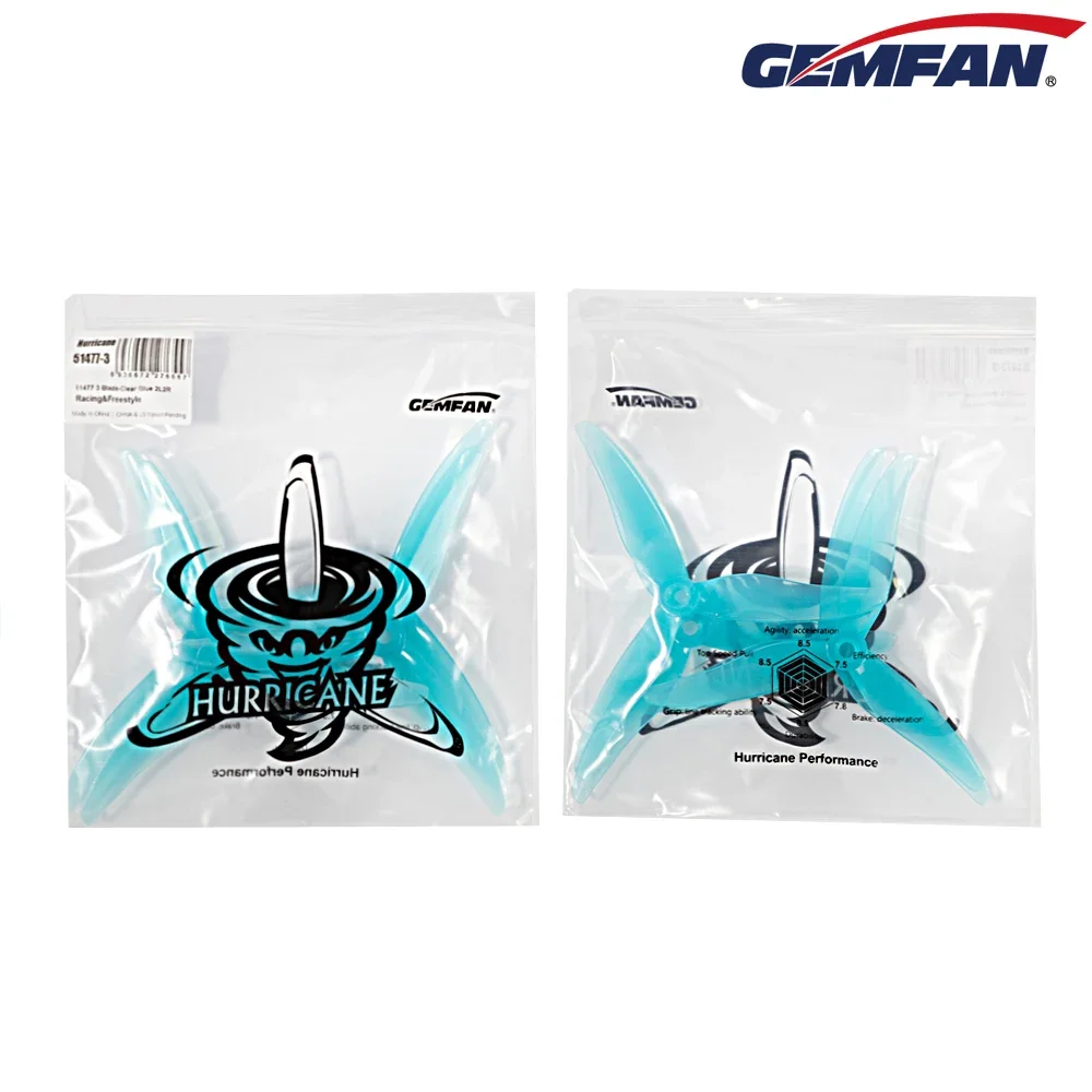Drone Racing Propeller - 10쌍 (10CW + 10CCW) Gemfan JB