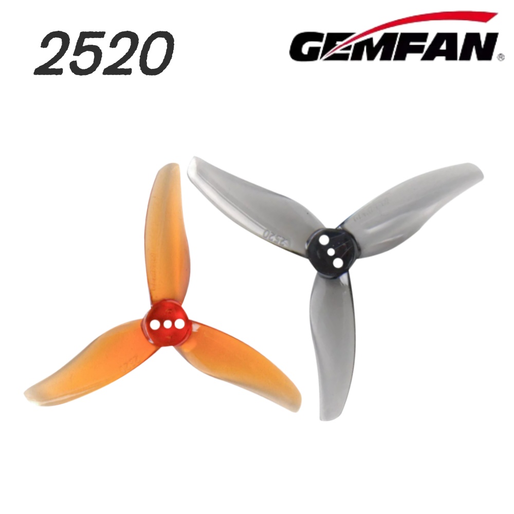 Drone Racing Motor - 4쌍의 Gemfan 허리케인 2520 2.5X2X3 3-블레이드